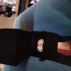 Men's gold vermiel ring